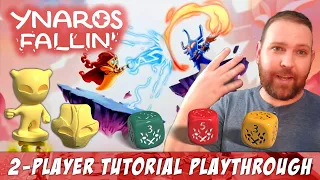 Ynaros Fallin' 2-Player Tutorial Playthrough (Level ⭐⭐⭐, Prototype)