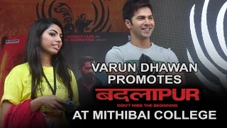 Varun Dhawan at College Fest | Badlapur | Varun Dhawan, Yami Gautam & Nawazuddin Siddiq