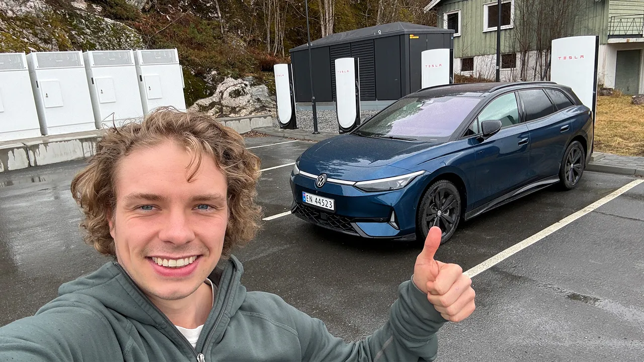 Langtur med Volkswagen ID.7 GTX Tourer – fortsatt best i 2026? (Del 1)