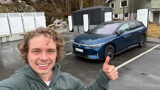 Langtur med Volkswagen ID.7 GTX Tourer – fortsatt best i 2026? (Del 1)