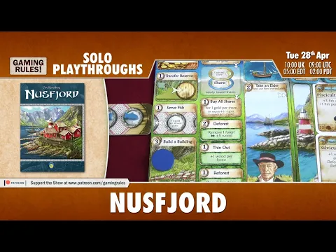 Nusfjord - Solo Playthroughs with Paul Grogan