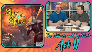 Slay the Spire: The Board Game ️ Act II Playthrough w/The Watcher and The Silent
