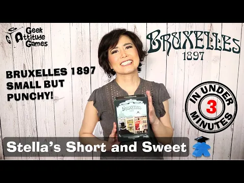 Bruxelles 1897 Board Game - Stella's Short and Sweet