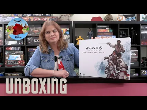 Assassin's Creed Brotherhood of Venice Board Game Unboxing