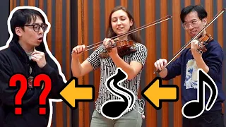 Non-Violinist Friends Try to Play the Violin