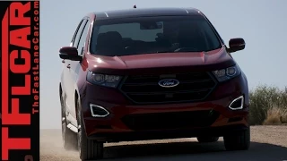 2015 Ford Edge Variable Lane Departure Warning Tech Demo