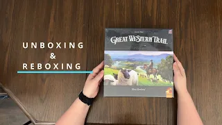 Great Western Trail: New Zealand - Board Game Unboxing & Reboxing - See What's In The Box
