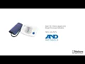 A&D 767 Voice Upper Arm Blood Pressure Monitor video