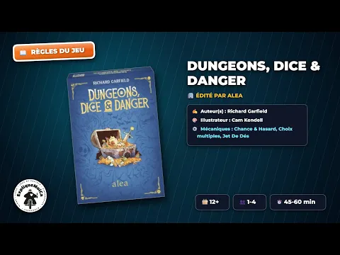 ️ DUNGEONS DICE & DANGER ️ règle du jeu en français par expliquemoica