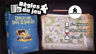 ⚔️🎲 DUNGEONS DICE & DANGER ⚔️🎲 règle du jeu en français par expliquemoica