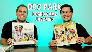 Unboxing Dog Park - Dog Themed Board Game