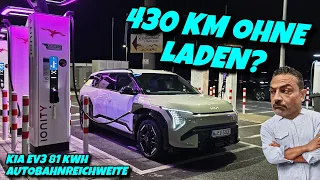 400 km Autobahn ohne Laden? KIA EV3 Long Range im Test. #ev #electriccar