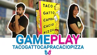 Taco Gatto Capra Cacio Pizza Partita Completa al Gioco da Tavolo di riflessi e risate!