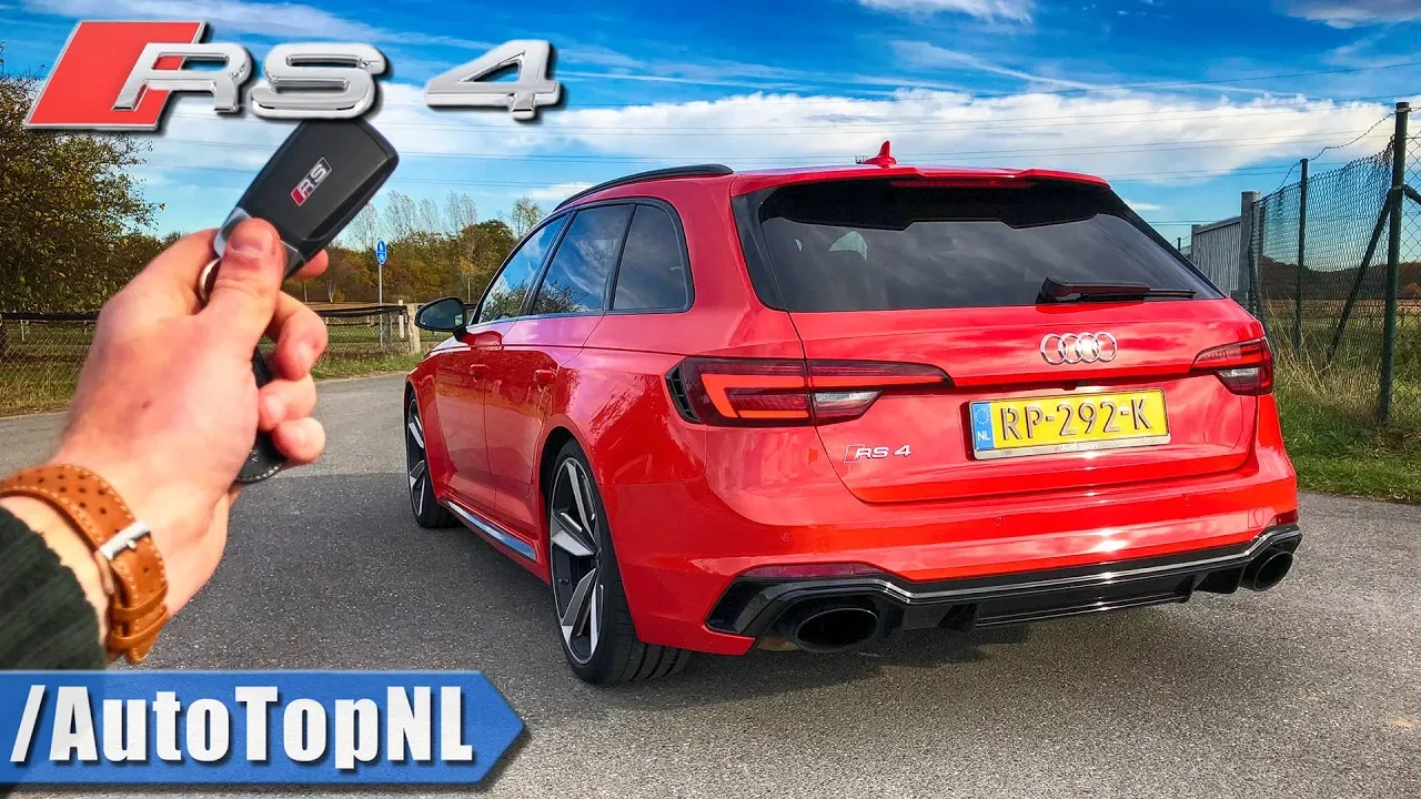 2019 Audi RS4 Avant Quattro POV REVIEW on AUTOBAHN & ROAD by AutoTopNL