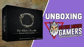 The Elder Scrolls: Betrayal of the Second Era Unboxing & First Impressions! ️