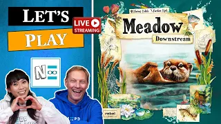 MEADOW: Downstream - Live Board Game Playthrough & Review #114