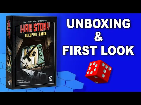 War Story: Occupied France UNBOXING & FIRST LOOK | WW2 CO-OP WARGAME BOARD GAME