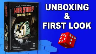 War Story: Occupied France UNBOXING & FIRST LOOK | WW2 CO-OP WARGAME BOARD GAME
