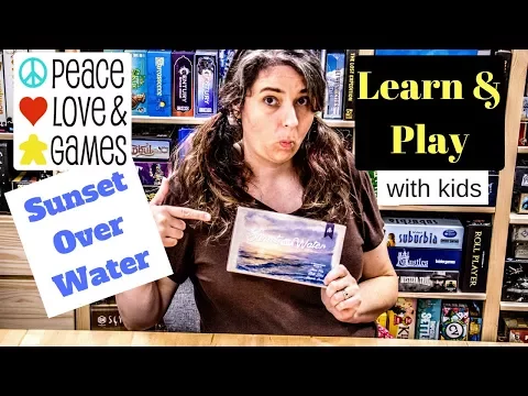 Sunset Over Water - Learn & Play (with kids)