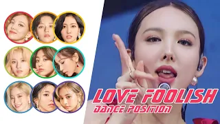 TWICE - "LOVE FOOLISH" DANCE POSITION TWICE - "LOVE FOOLISH" DANCE POSITION