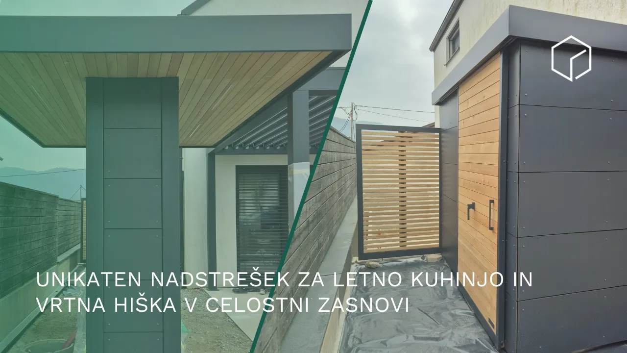 Nadstrešek za zaščito pred soncem in dežjem