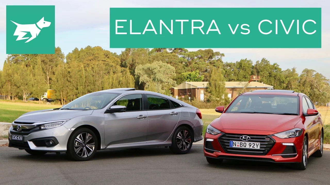 2017 Hyundai Elantra Sport vs 2017 Honda Civic Turbo Comparison Review