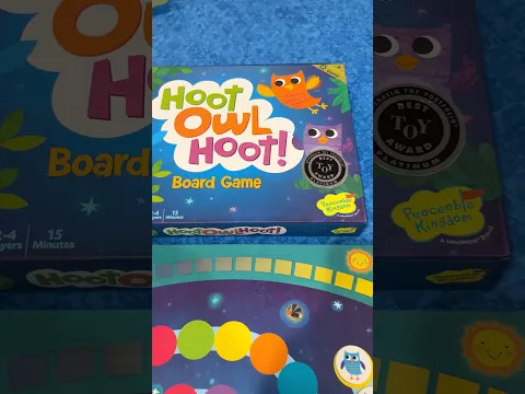 Hoot Hoot! #kidsgames #boardgames #familygamenight @PeaceableKingdom1