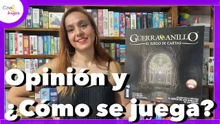 GUERRA DEL ANILLO EL JUEGO DE CARTAS (Devir) Opinión y ¿Cómo se juega?