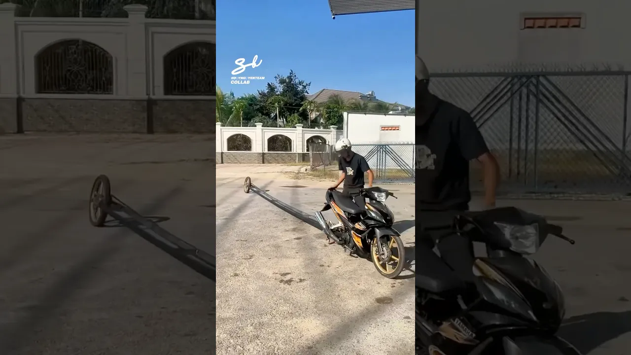 The World's Longest Motorbike! 🤯 #motorbikes #bikes #funny