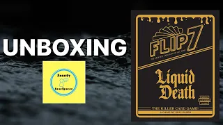 Flip 7: Liquid Death - UNBOXING