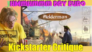 Aelderman - Kickstarter Critique Review