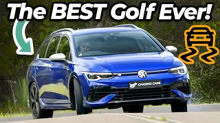🚨🚨 The Golf R Is No Longer Boring! (2023 Wagon Review w/ Drifting & 0-100 Test)