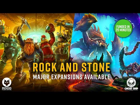 DGA Previews: Deep Rock Galactic: The Board Game - Space Rig & Biome Expansions