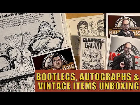 Bootlegs, Autographs & Vintage Champions of the Galaxy Unboxing Filsinger Games Legends of Wrestling