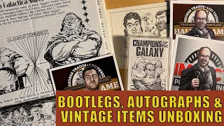 Bootlegs, Autographs & Vintage Champions of the Galaxy Unboxing Filsinger Games Legends of Wrestling