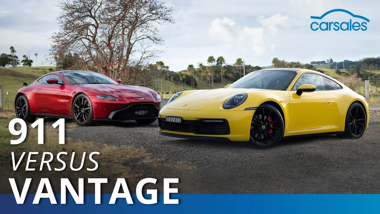 2019 Aston Martin Vantage v Porsche 911 Comparison Test @carsales