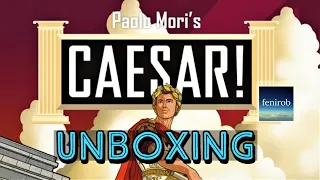 Caesar! Seize Rome In 20 Minutes! Board Game | Unboxing (No Talking)