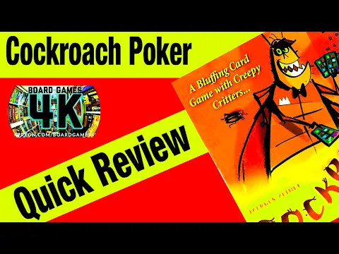 Cockroach Poker - Quick Review