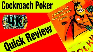 Cockroach Poker - Quick Review