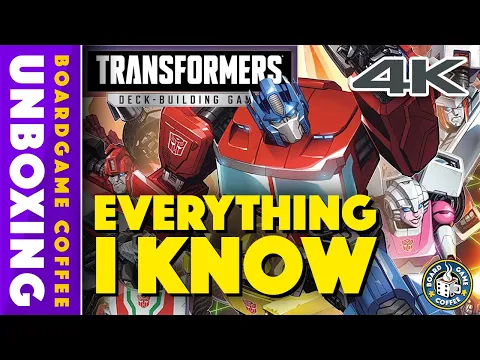 Transformers Deck Building Game 4K Unboxing