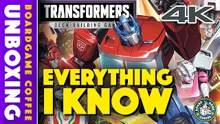 Transformers Deck Building Game 4K Unboxing