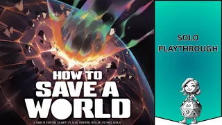 How to Save a World SOLO Playthrough | Can I Stop Global Collapse?