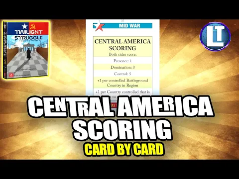 Twilight Struggle STRATEGY Guide / HOW do you play the Central America Scoring card? / How to WIN