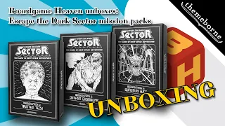 Boardgame Heaven Unboxing 184: Escape the Dark Sector mission packs (Themeborne)