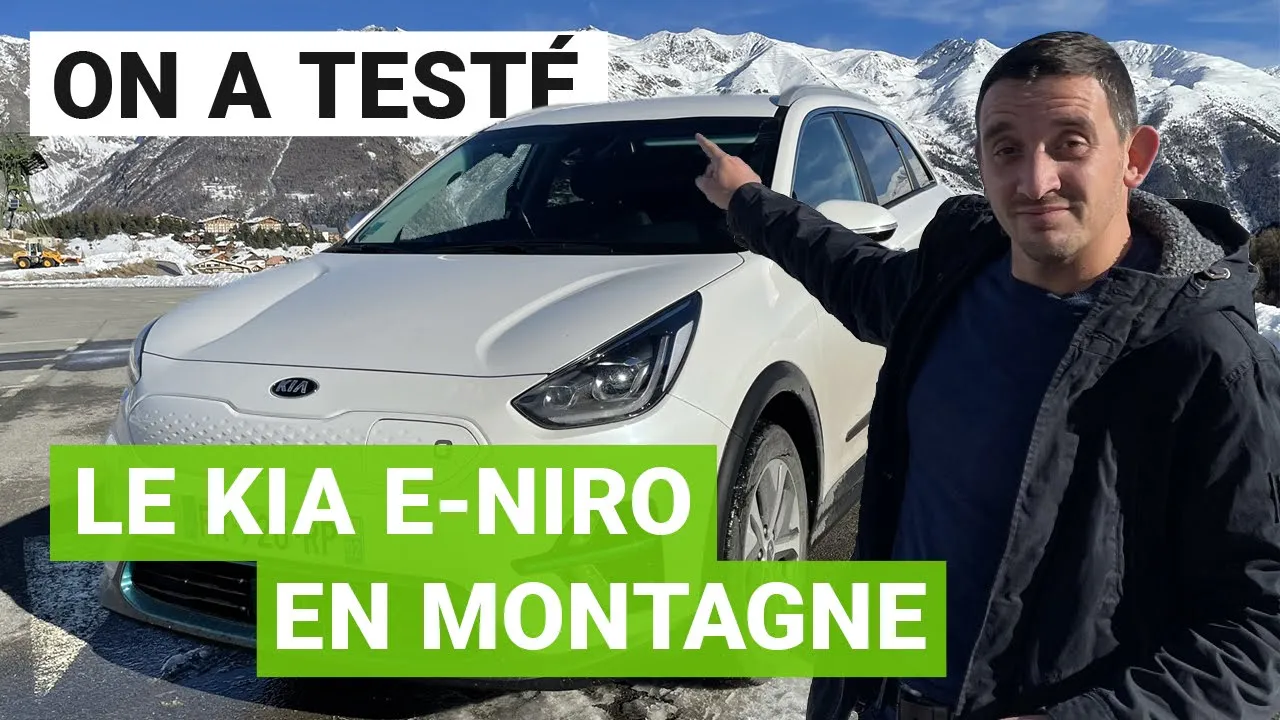Le Kia e-Niro à l’assaut d’une station de ski !
