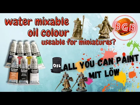Water mixable oil colour | Ölfarben mit Wasser mixbar | all you can paint