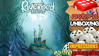 Riverbed Hunt - Prototype Unboxing & Impressions (EN) by Epitrapaizoume