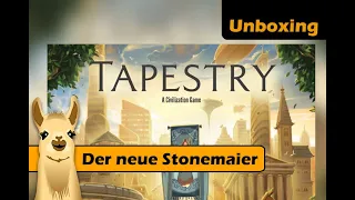 Tapestry / Unboxing / Der neue Spiele-Hit von Stonemaier? / SpieLama
