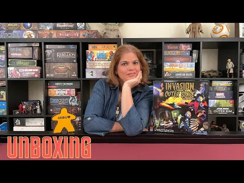 Invasion from Outer Space (The Martian Game) Board Game Unboxing