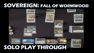 Sovereign Fall of Wormwood Solo Nephilim module play through PnP card game